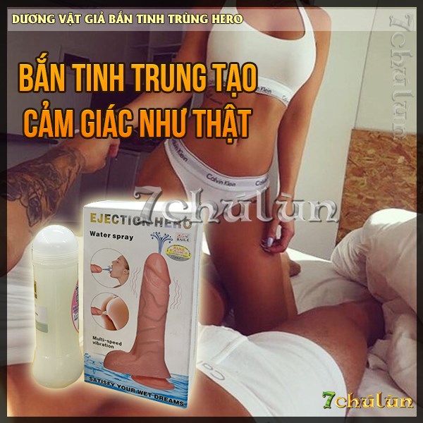 Dương vật giả bắn tinh trùng HERO